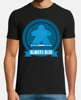 diseño siempre azul meeple