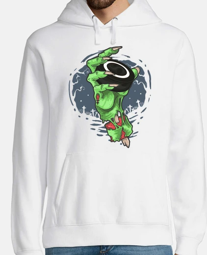 Sudadera disfraz de zombi de halloween de hockey