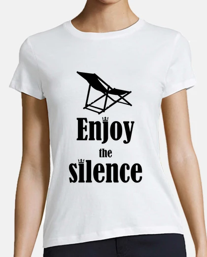 Camiseta disfruta el silencio dm musica