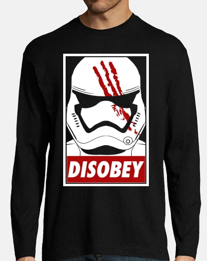 T-shirt disobbedire (nero)