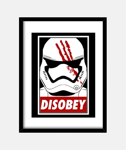 Cuadro Disobey (black)