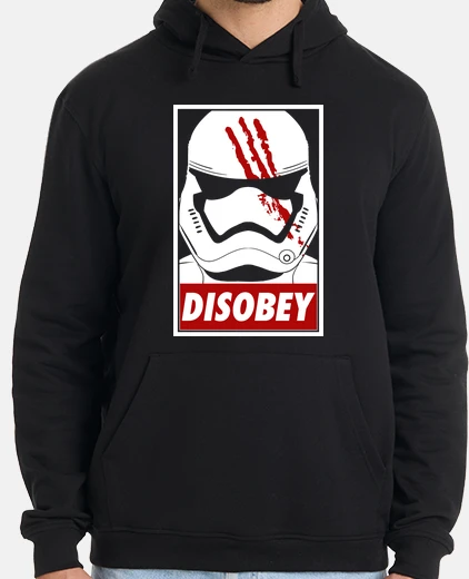 Felpa disobey (nero)