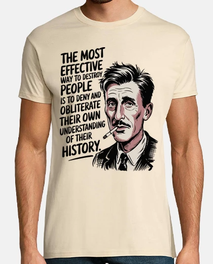 T-shirt distruggere le persone cancellando la s