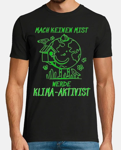 T-shirt diventare un attivista per il clima