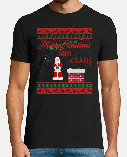 T-shirt Divertente Babbo Natale