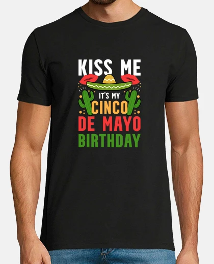 T-shirt divertente cinco de mayo pun messico sombrero cactus