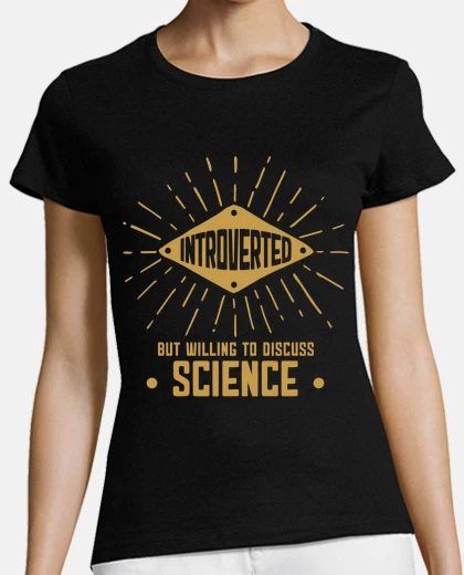 T-shirt divertente introverso ma disposto a far