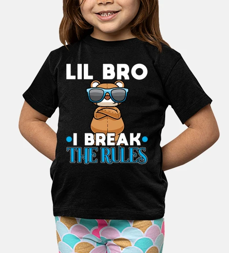 Abbigliamento divertente lil bro infrango le regole