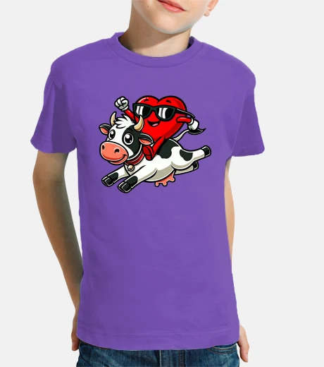 Abbigliamento Divertente San Valentino Amanti Mucca
