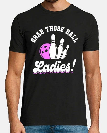 T-shirt Divertente Sportivo Umorismo Bowling