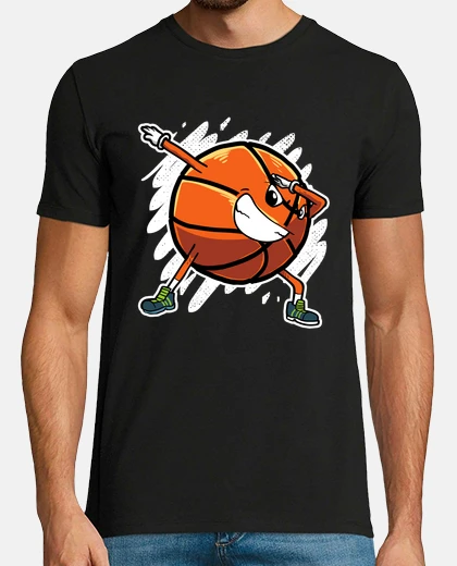 Camiseta divertido dabbing baloncesto pelota dab deportes jugador