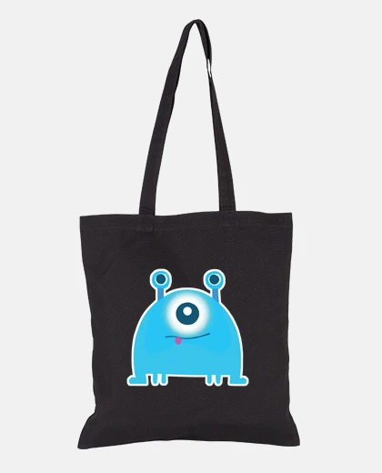 Bolsa divertido monstruo azul