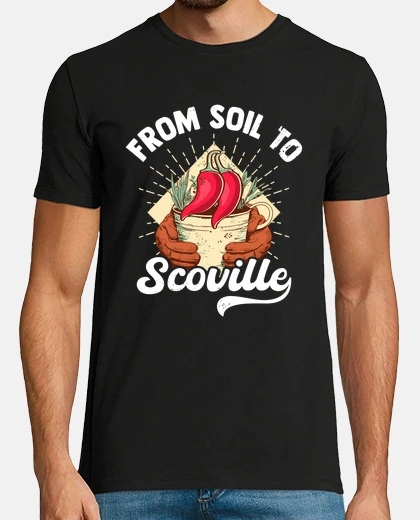 Camiseta divertido pimiento chili scoville cocin