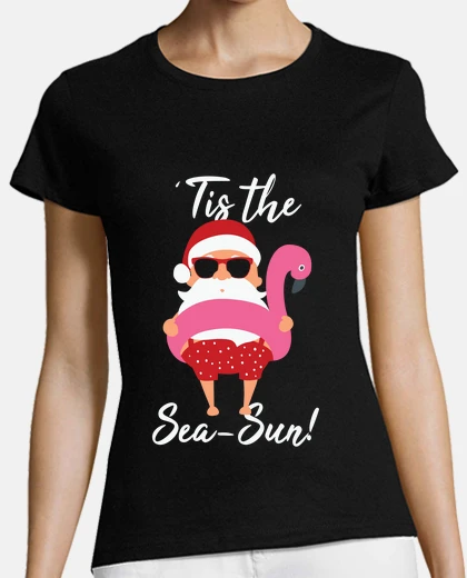 Playera divertido regalo de navidad en julio