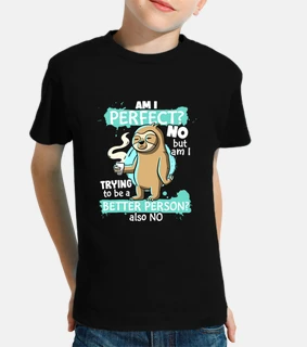 divertido perezoso soy perfecto no esto