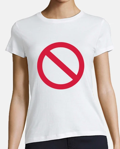 T-shirt divieto vietato
