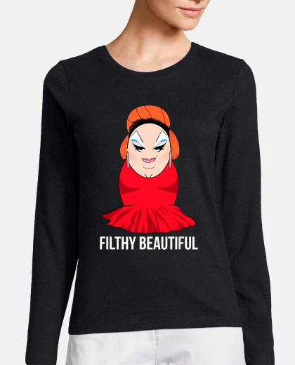 Camiseta divina es sucia hermosa drag queen
