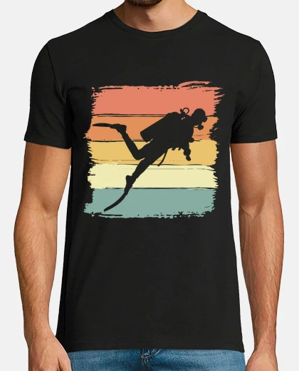 T-shirt Diving retro vintage for Diving lovers