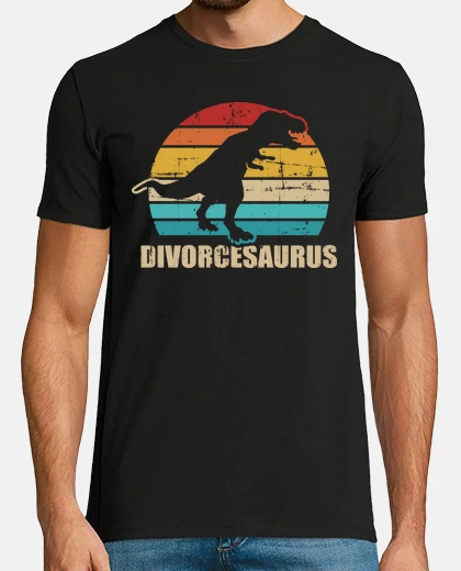 Tee-shirt divorce saurus