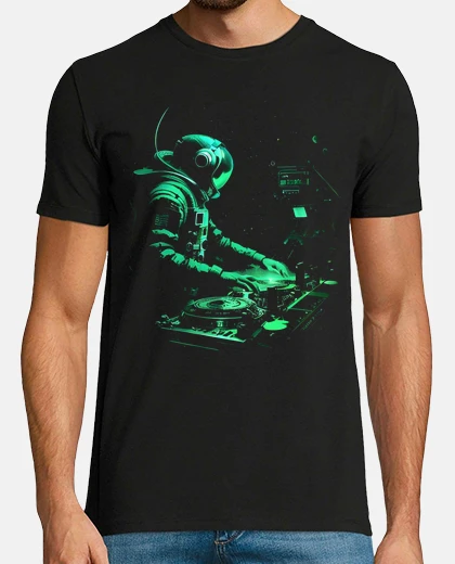 T-shirt dj di musica fantastica - brani spazial