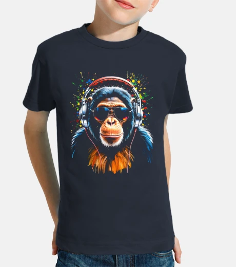 Ropa dj electro gorila mono pista de baile drop