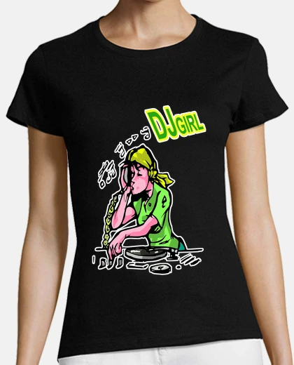 T-shirt dj girl