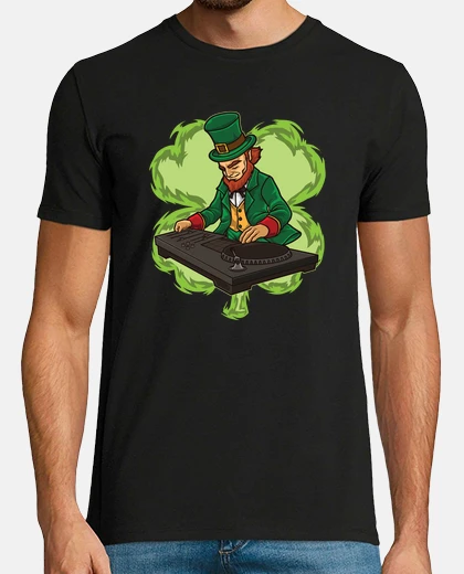 T-shirt dj leprechaun live on stage irish electro music