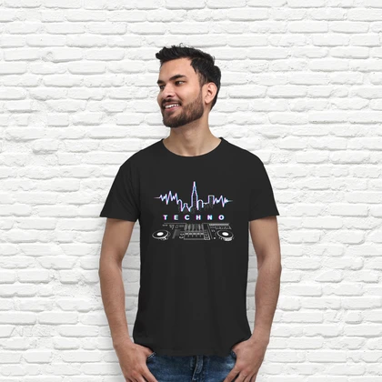 T-shirt dj techno new york tostadora - Main Image