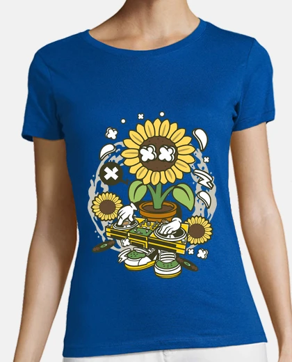 Tee-shirt dj tournesol