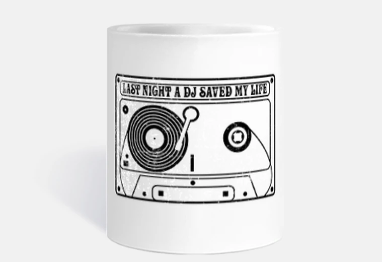 Cup dj vinyl music