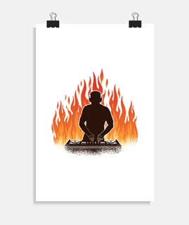 dj in flames music