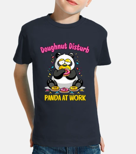 Kids do not disturb the panda