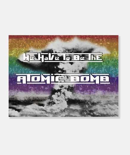 Stampa dobbiamo essere la bomb atomica