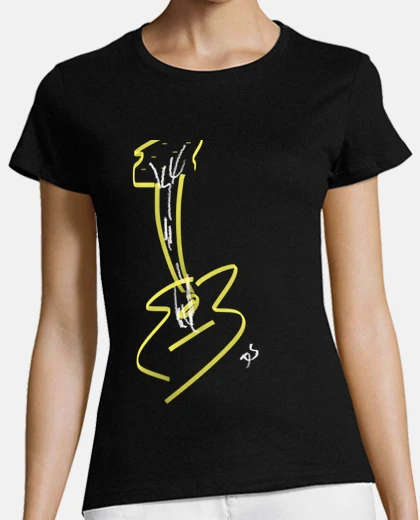 Playera Dobemola Yellow Guitar