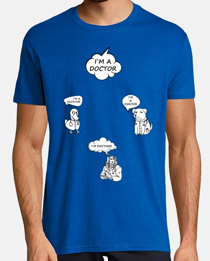 Tee-shirt docteur-ducktor-dogtor-docthor