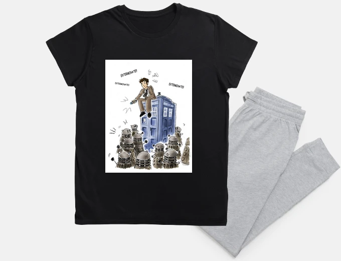 Pajama doctor who tardis daleks drwho