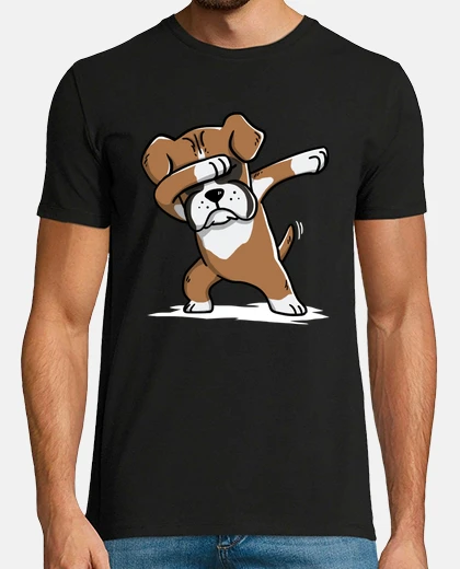 T-shirt dog boxer dab!