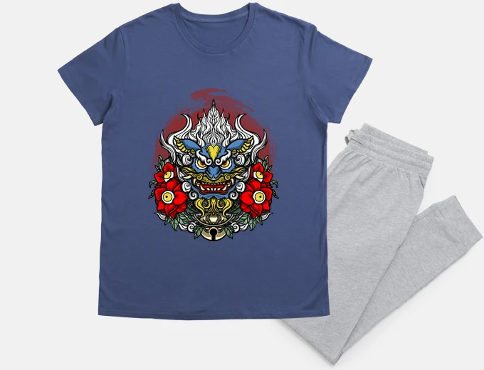 Pajama dog lion pajamas