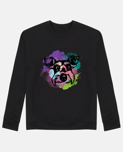 Hoodie dog lover i splash art miniature