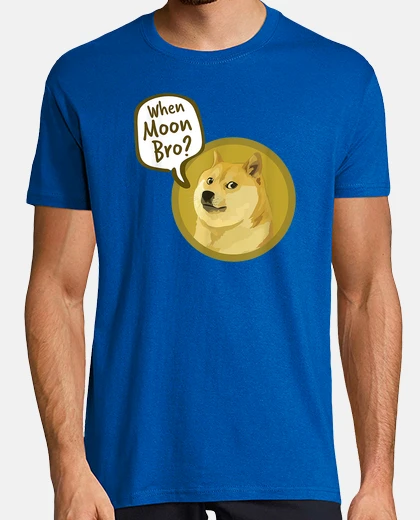 T-shirt Dogecoin Doge When Moon Bro Shiba Inu Crypto