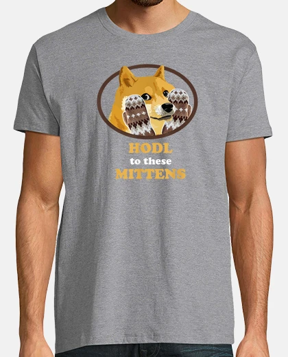 Tee-shirt Dogecoin Hodl Mittens Doge Shiba Inu Meme Crypto
