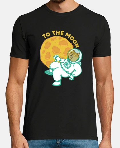 T-shirt dogecoin moon