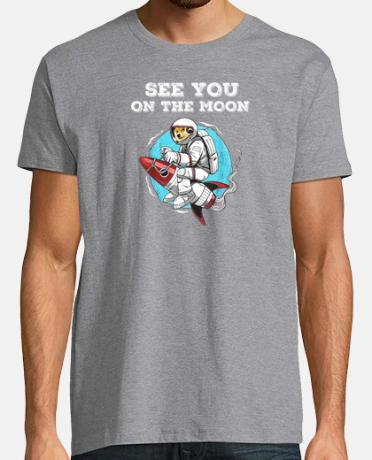 Tee-shirt Dogecoin See You on the Moon Doge Shiba Inu Meme Crypto