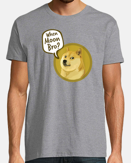 Dogecoin Doge When Moon Bro Shiba Inu Crypto