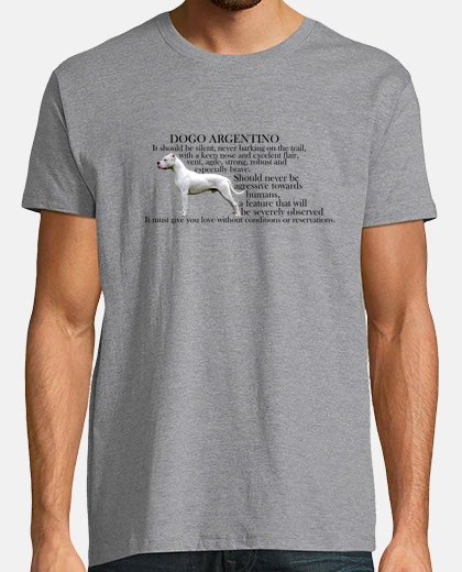 Tee-shirt dogue argentin teperamento