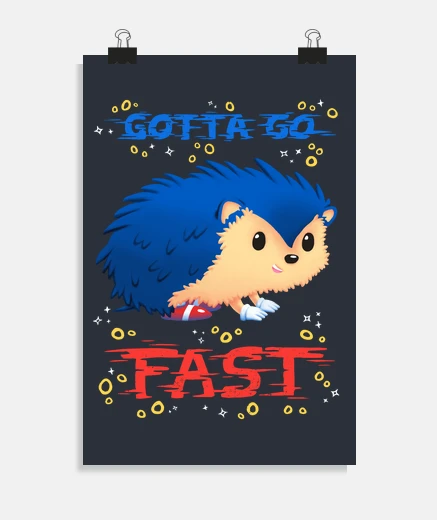 Poster dois y aller vite
