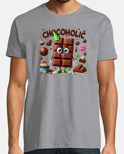 T-shirt dolcetto con barretta di cioccolato
