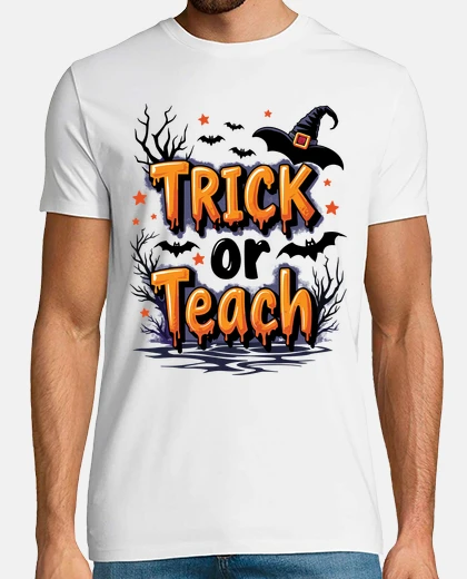 T-shirt dolcetto o scherzetto scuola halloween 