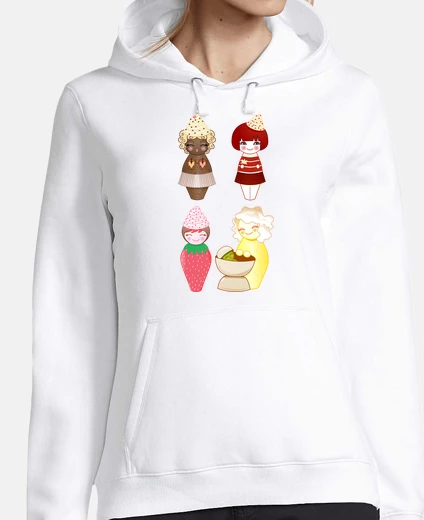 Felpa dolci kokeshis