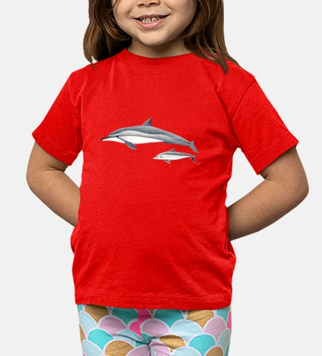 Children's dolphin acrobat (stenella longirostris) t-shirt child